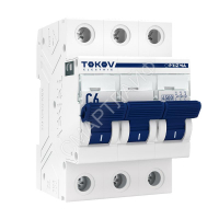 Выключатель автоматический модульный 3п C 6А 4.5кА PRIZMA TOKOV Electric TKE-PZ45-MCBI-3-6-C - smartlife-ural.ru – Екатеринбург