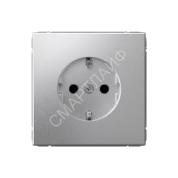 Розетка ArtGallery 16А с заземл. со шторками быстрозажим. клем. механизм алюм. SE GAL000345S - smartlife-ural.ru – Екатеринбург