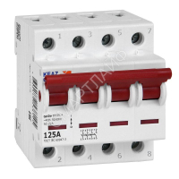 Выключатель нагрузки модульный OptiDin BM63PL-4125-УХЛ3 (ВМ63PL) КЭАЗ 328179 - smartlife-ural.ru – Екатеринбург