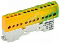 Шина PE "земля" изол на универс. держ. 6х9-12-ЖЗ TEKFOR IEK TF-NN10-12-KL-K52 - smartlife-ural.ru – Екатеринбург