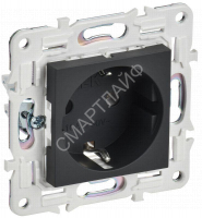 Розетка SKANDY 16А с заземл. без защ. шторок SK-R05G графит IEK SK-R11-16-K53 - smartlife-ural.ru – Екатеринбург