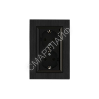 Розетка 2-я Karea LINE STAR с заземл. чер. Makel 86054082 - smartlife-ural.ru – Екатеринбург