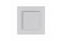 Розетка 1-м с крышкой Karea RIZZ с заземл. бел. Makel 88001029 - smartlife-ural.ru – Екатеринбург