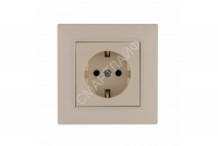 Розетка 1-м Karea RIZZ с заземл. крем Makel 88010028 - smartlife-ural.ru – Екатеринбург
