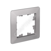 Рамка 1-м AtlasDesign Air алюм./дым. черн. SE ATN220301 - smartlife-ural.ru – Екатеринбург