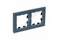 Рамка 2-пост. AtlasDesign Nature натур. стекло грифель SE ATN360702 - smartlife-ural.ru – Екатеринбург