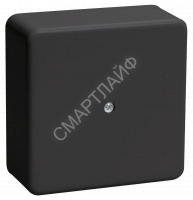 Коробка распаячная ОП 75х75х28 черн. IEK UKO10-075-075-028-K02-E - smartlife-ural.ru – Екатеринбург