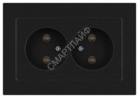 Розетка 2-м СП Accent 6-204-05 16А IP20 250В 2P AL/CU антрацит Intro Б0063465 - smartlife-ural.ru – Екатеринбург