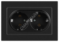 Розетка 2-м СП Accent 6-205-05 16А IP20 250В 2P+E Schuko AL/CU антрацит Intro Б0063494 - smartlife-ural.ru – Екатеринбург