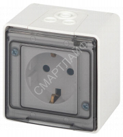 Розетка Эксперт 11-2501-01 2P+E IP55 16А-250В ОУ бел. Эра Б0063294 - smartlife-ural.ru – Екатеринбург