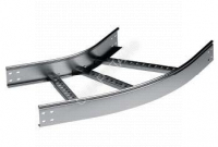 Угол горизонтальный 45град. 80х500 R-300 в компл. с крепежн. элемент. и соед. пластинами DKC LC0835K - smartlife-ural.ru – Екатеринбург