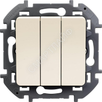 Выключатель 3-кл. Inspiria 20А IP20 250В 10AX механизм сл. кость Leg 673641 - smartlife-ural.ru – Екатеринбург