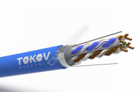 Кабель витая пара F/UTP 4х2х24AWG(0.57мм) кат.6 PVC TOKOV PRO Fluke tested (м) TOKOV ELECTRIC TKP-C08-F/UTP-42-6-305 - smartlife-ural.ru – Екатеринбург