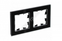 Рамка 2-м AtlasDesign Nature стекло черн. SE ATN321002 - smartlife-ural.ru – Екатеринбург