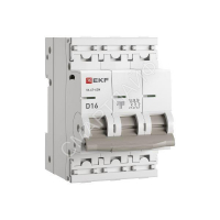 Выключатель автоматический модульный 3п D 16А 6кА ВА 47-63N PROxima EKF M636316D - smartlife-ural.ru – Екатеринбург