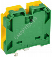 Колодка клеммная CTS-PEN земля монтаж неск. напр. 35кв.мм IEK YCT11-02-K52-035 - smartlife-ural.ru – Екатеринбург
