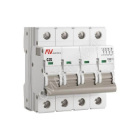 Выключатель автоматический модульный 4п C 25А 6кА AV-6 AVERES EKF mcb6-4-25C-av - smartlife-ural.ru – Екатеринбург