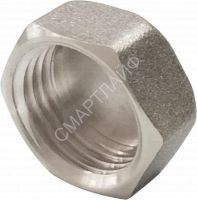 Заглушка никелированная резьбовая ВР 1 1/2дюйм (60/15) VALFEX VF.590.N.112 - smartlife-ural.ru – Екатеринбург