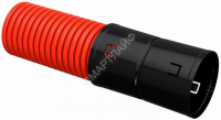 Труба гофрированная двустенная ПНД гибкая d110мм с муфтой красн. (уп.50м) IEK CTG12-110-K04-050-R - smartlife-ural.ru – Екатеринбург
