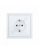 Розетка 1-мест. с/з ПБТ СП ZIMA безвинт. зажим бел. LEZARD 704-0288-122BQC - smartlife-ural.ru – Екатеринбург