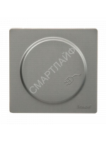 Розетка 1-м ОП LETO с заземл. с крышкой LETO ПБТ платина LEZARD 752-3500-123B - smartlife-ural.ru – Екатеринбург