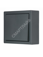 Выключатель 1-кл. ОП LETO графит LEZARD 752-3400-100 - smartlife-ural.ru – Екатеринбург