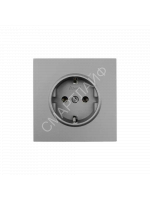 Розетка 1-мест. с/з ПБТ СП ZIMA IP20 16А безвинт. зажим сер. матов. LEZARD 704-7488-122BQC - smartlife-ural.ru – Екатеринбург
