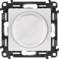 Механизм светорегулятора Valena Life 300Вт универс. с поворотн. ручкой без нейтрали с лицев. панелью бел. Leg 752460 - smartlife-ural.ru – Екатеринбург