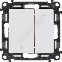 Механизм светорегулятора кнопочного Valena Life 400Вт универс. без нейтрали с лицев. панелью бел. Leg 752462 - smartlife-ural.ru – Екатеринбург