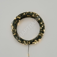 Гирлянда светодиодная "Роса" 50м 500LED тепл. бел. IP20 230В с контроллером провод зел. Neon-Night 303-286 - smartlife-ural.ru – Екатеринбург