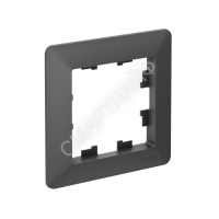 Рамка 1-м AtlasDesign Air базальт/дым. черн. SE ATN221401 - smartlife-ural.ru – Екатеринбург