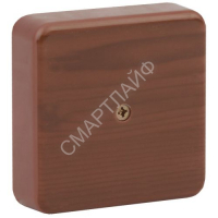 Коробка распаячная 100х100х30 (без клеммы) дуб IP40 Эра Б0031183 - smartlife-ural.ru – Екатеринбург