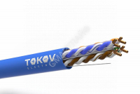 Кабель витая пара U/UTP 4х2х23WG (0.57мм) кат.6 PVC TOKOV PRO Fluke tested (м) TOKOV ELECTRIC TKP-C08-U/UTP-42-6-305 - smartlife-ural.ru – Екатеринбург