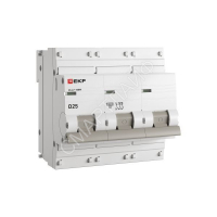 Выключатель автоматический модульный 3п D 25А 10кА ВА 47-100M без теплового расцеп. PROxima EKF mcb47100m-3-25D-pro - smartlife-ural.ru – Екатеринбург