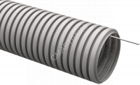 Труба гофрированная ПВХ d25мм с протяжкой сер. ELASTA (уп.15м) IEK CTG20-25-K41-015I - smartlife-ural.ru – Екатеринбург