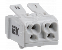 Клемма пружинная соединительная КСПн2-L+N IEK UKZ-B06-2P-F1-E0-10 - smartlife-ural.ru – Екатеринбург