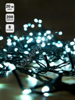 Гирлянда ILD120C-GW 120LED 12м 8 реж. бел. SHlights 4690601041883 - smartlife-ural.ru – Екатеринбург