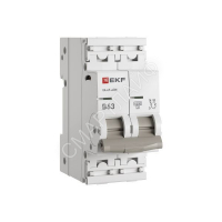 Выключатель автоматический 2п B 63А 4.5кА ВА 47-63N PROxima EKF M634263B - smartlife-ural.ru – Екатеринбург