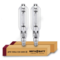 Лампа газоразрядная металлогалогенная ДРИ 1000 220/4000К E40 (12) МЕГАВАТТ 03109 - smartlife-ural.ru – Екатеринбург