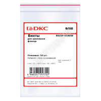 Винт для крепления фланца оцинкованная сталь (уп.16шт) DKC R5ZIP-SCREW - smartlife-ural.ru – Екатеринбург
