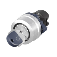 Головка переключателя с ключом на 2 положения с возвратом стандартная ручка алюм. черн. DKC M22S-KM2A - smartlife-ural.ru – Екатеринбург