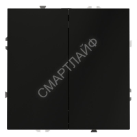 Выключатель 2-кл. СП S70 10А с самовозвратом механизм черн. матов. Voltum VLS020608 - smartlife-ural.ru – Екатеринбург