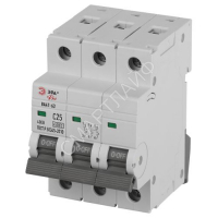 Выключатель автоматический 3п C 25А 4.5кА ВА47-63 PRO ЭРА Б0059439 - smartlife-ural.ru – Екатеринбург