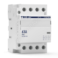 Контактор модульный 54мм 63А 230В АС 4НО PRIZMA TOKOV ELECTRIC TKE-PZ-MC-3-63-230-40 - smartlife-ural.ru – Екатеринбург