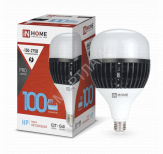 Лампа светодиодная LED-HP-PRO 100Вт 6500К холод. бел. E27 9000лм 150-275В с адаптером E40 IN HOME 4690612035697 - Оптовая компания Smart Life