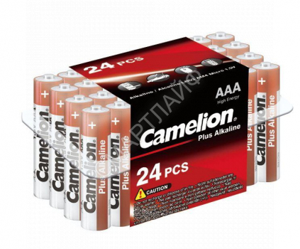 Элемент питания алкалиновый AAA/LR03 1.5В Plus Alkaline LR03-PB24 (уп.24шт) Camelion 7615 - smartlife-ural.ru – Екатеринбург