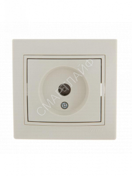 Розетка телевизионная проходная TV СП Mira крем./крем. LEZARD 701-0303-129 - smartlife-ural.ru – Екатеринбург