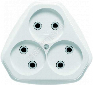 Розетка 3-м ОП РА10-387 10А IP20 бел. Кунцево 5920 - smartlife-ural.ru – Екатеринбург
