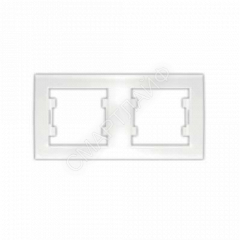 Рамка 2-м Бриллиант горизонт. бел. UNIVersal 7947465 - smartlife-ural.ru – Екатеринбург