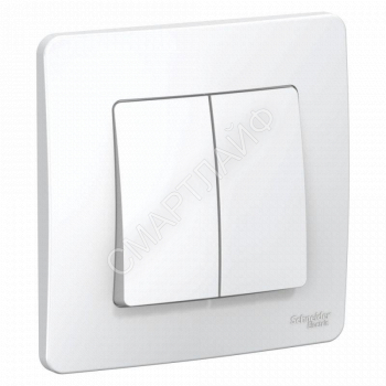 Переключатель проходной 2-кл. СП Blanca 10А IP20 (сх. 6+6) 250В бел. SE BLNVS106601 - smartlife-ural.ru – Екатеринбург